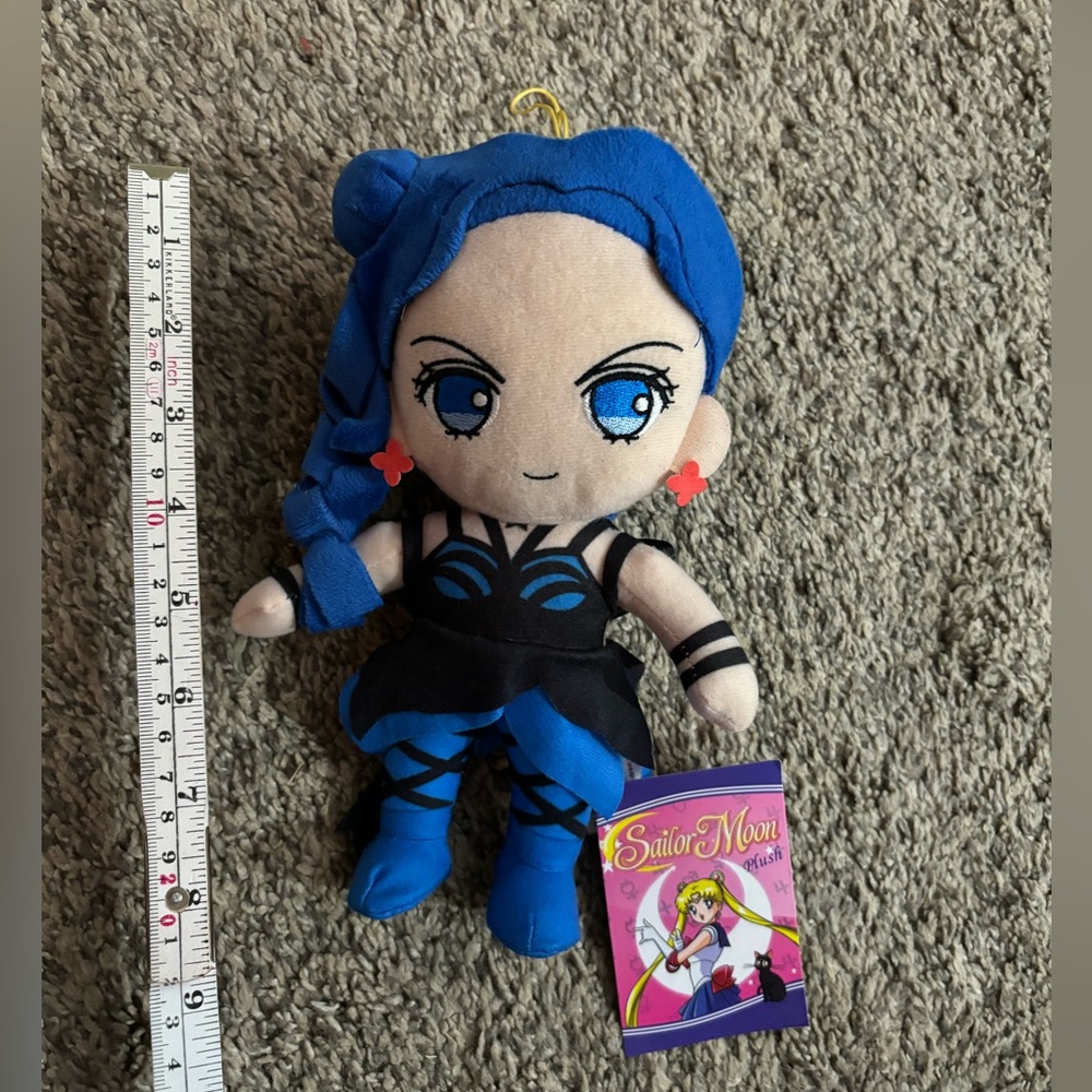 Sailor Moon Cyprine 8” Plush - Ornament. Great condition with tags.
